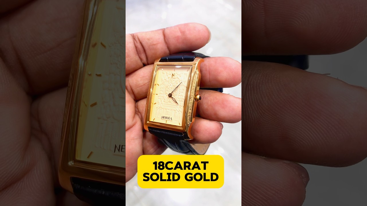 Nebula Gold Watch By Titan#18caratgold #watch #titanwatches#luxury #latest#fashion#shortsfeed#