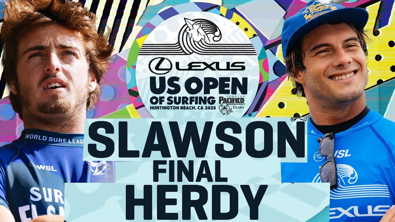 Levi Slawson vs Mateus Herdy | Lexus US Open of Surfing 2025 - Challenger Final
