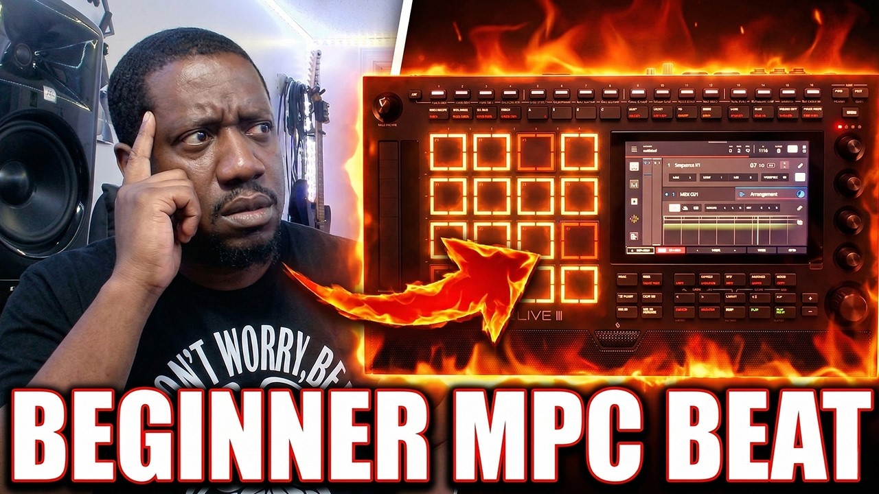 Learn the exact beginner workflow to make a full beat on MPC Live 3.