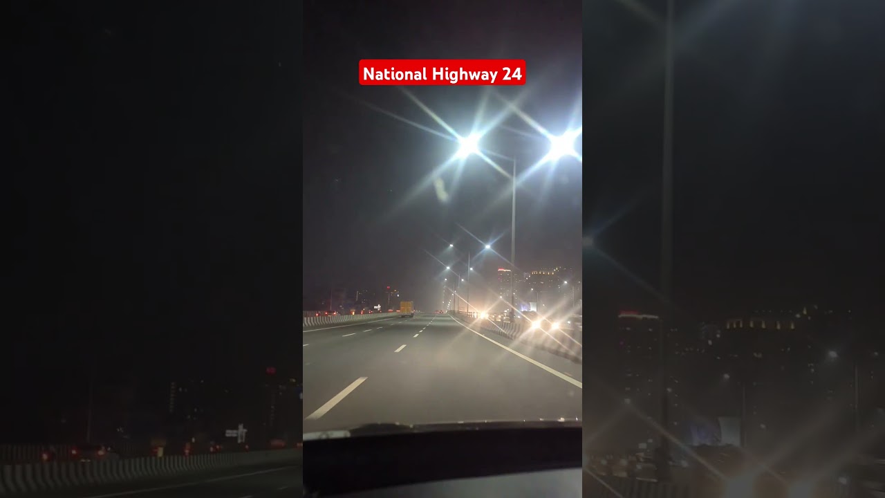 National Highway 24 #indirapuram #ghaziabad #nh24 #nationalhighway #tranding #driving #viralvideo