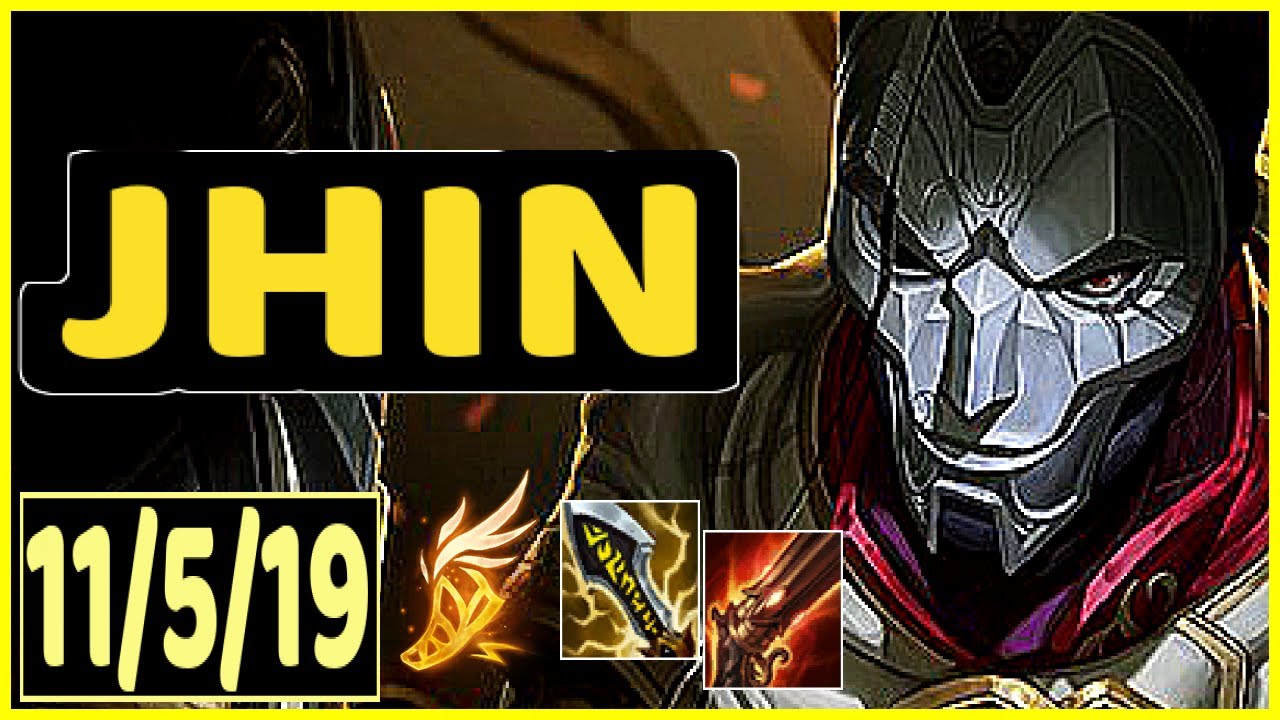 JHIN VS CAITLYN - 11/5/19 KDA ADC GAMEPLAY