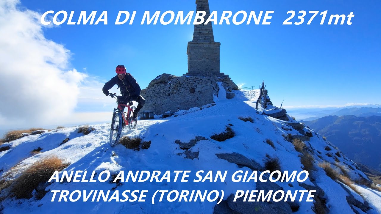 Colma di MOMBARONE 2371mt MTB  sul Balcone di Biella ed Ivrea