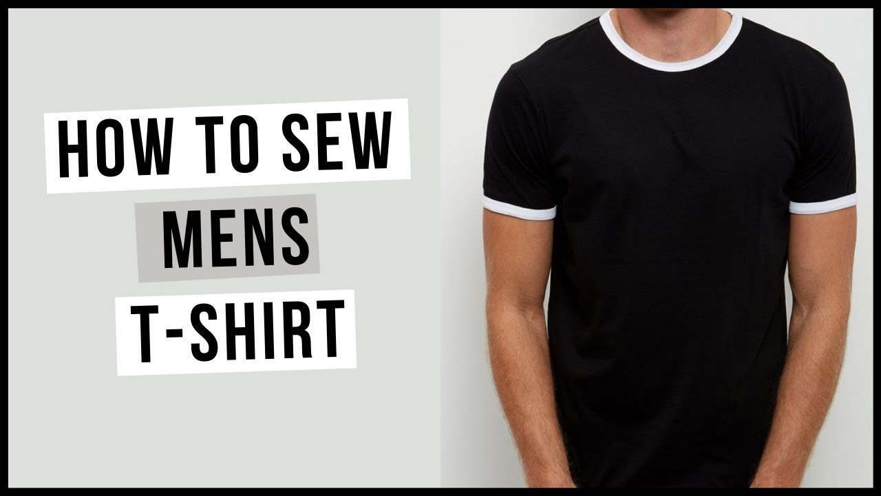 DIY Basic Mens Tshirt Sewing Tutorial | DIY T shirt Ideas | Sew With Me | Bhooki