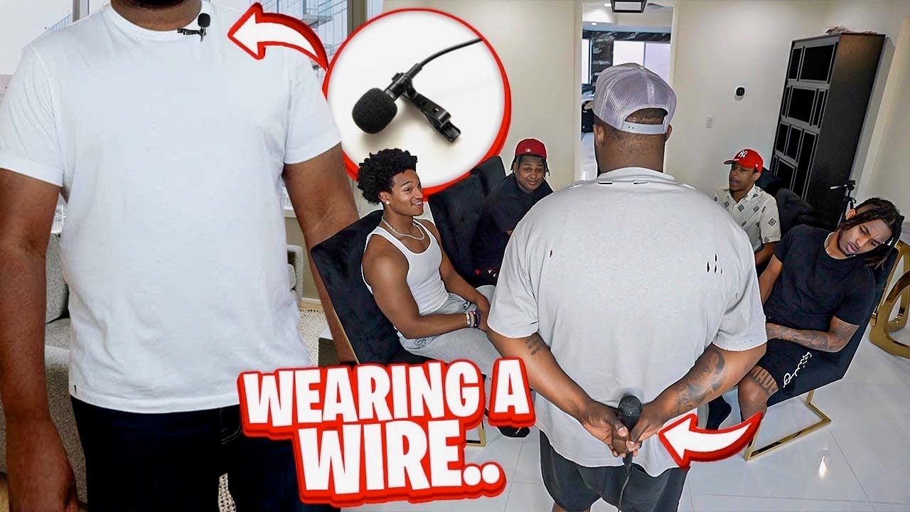 Wearing A Wire Around The Homies | BEING A SNITCH FOR 24 HOURS !!