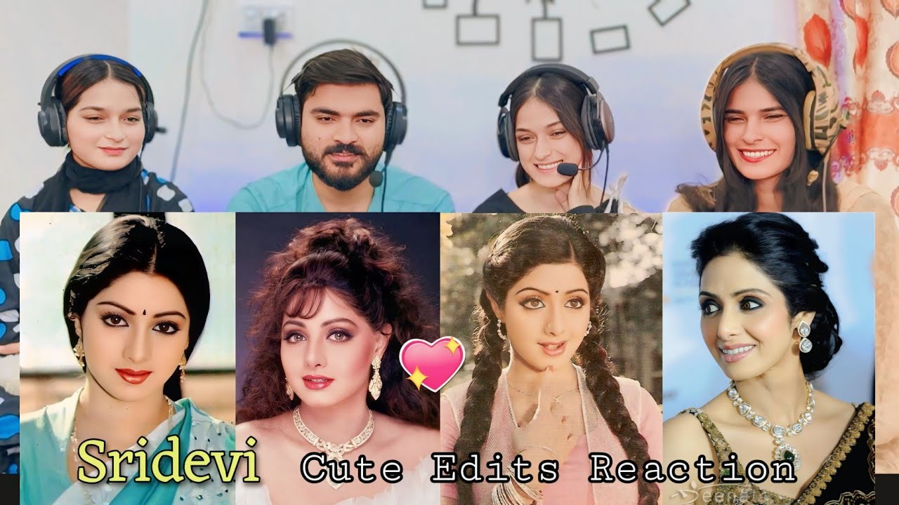 Sridevi Edits Reels Reaction | 90's Cutest Actress of Bollywood