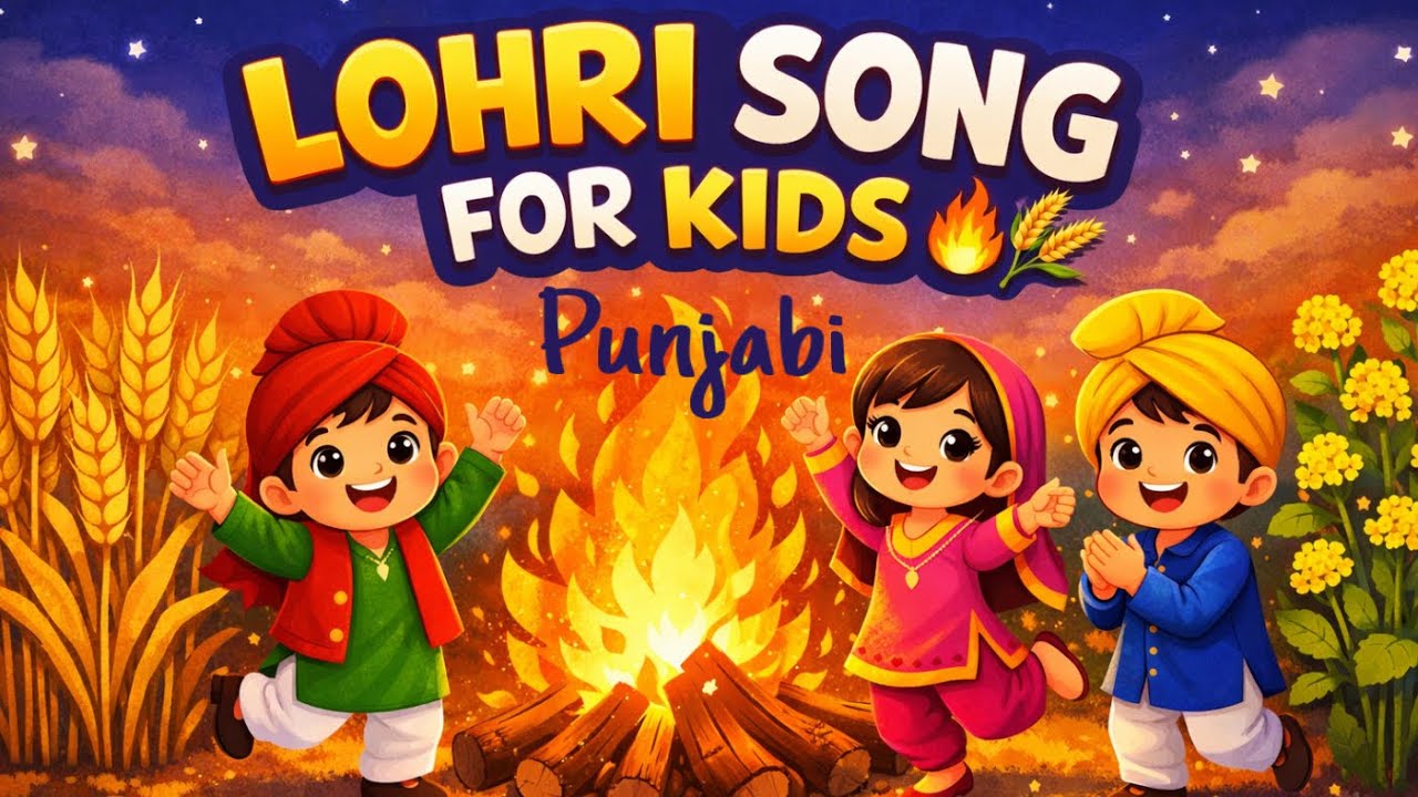 Lohri Festival Song for Children | Punjabi Kids Song | Lohri 2026