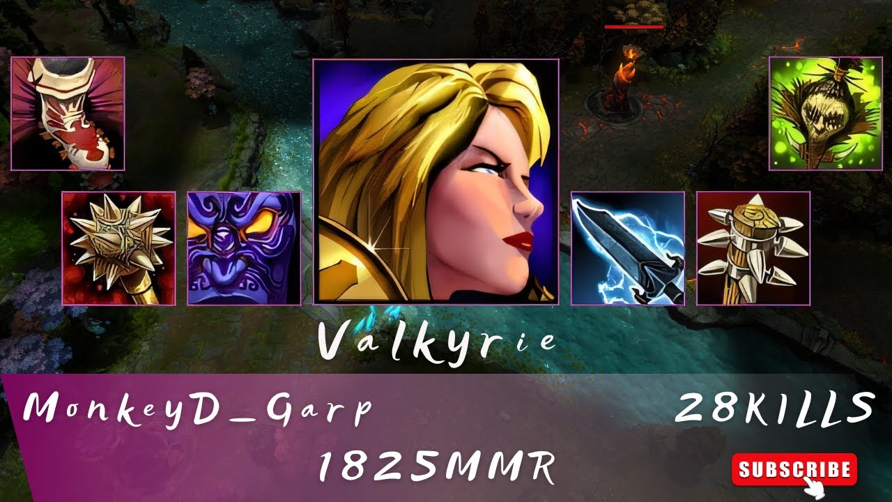 HoN | Mid Wars | Valkyrie | MonkeyD_Garp | 1825 MMR