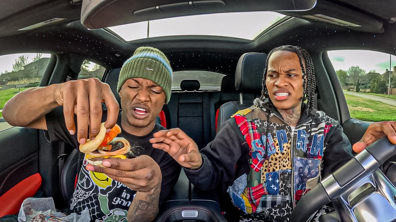 PUTTING HAIR IN LOADED FOOD TO SEE HOW HE REACTS..