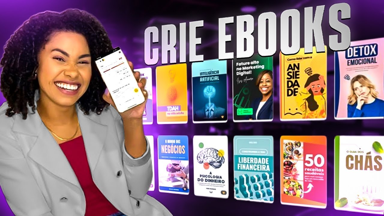 Como criar EBOOKS profissionais e completos com IA  (fiz 100 mil reais)