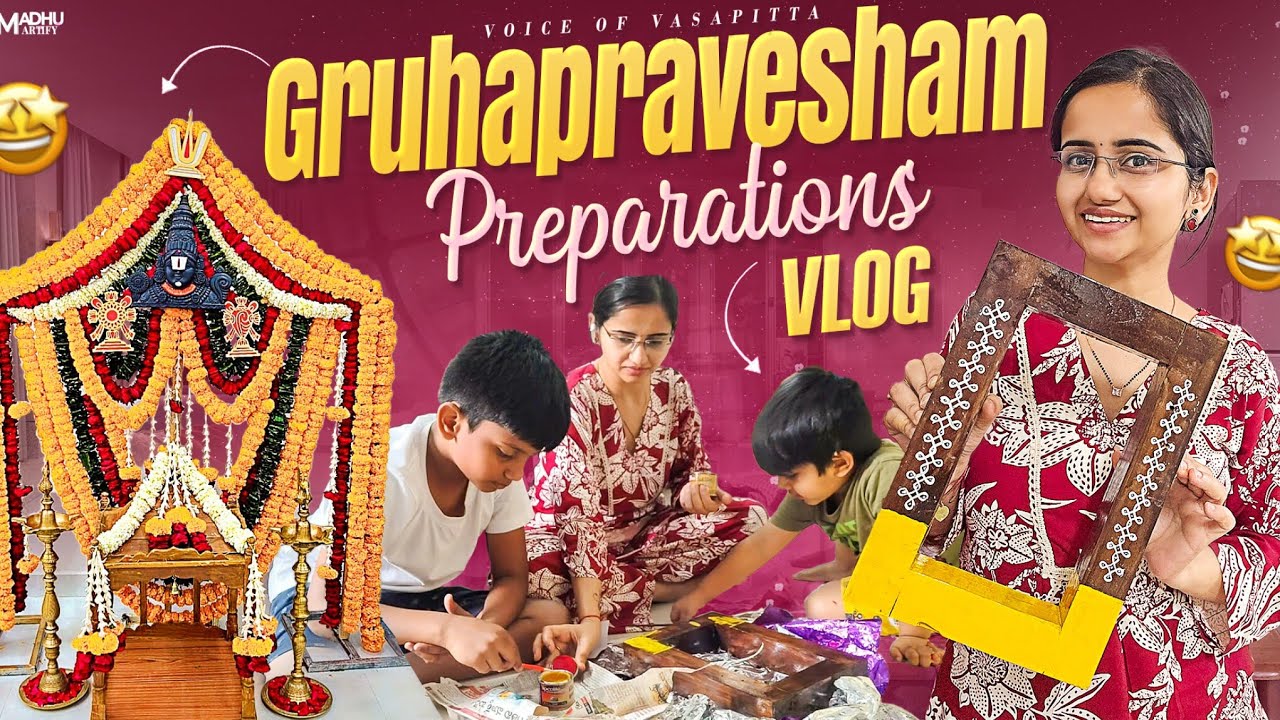 Gruhapravesham Preparations || Decor ideas || Home interiors 