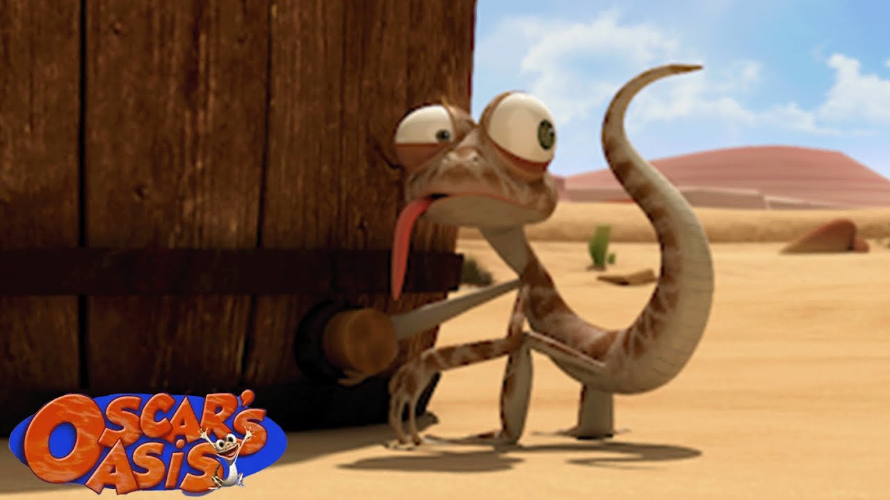 Oscar Tries to Open a Barrel | Oscar's Oasis Kids Cartoons