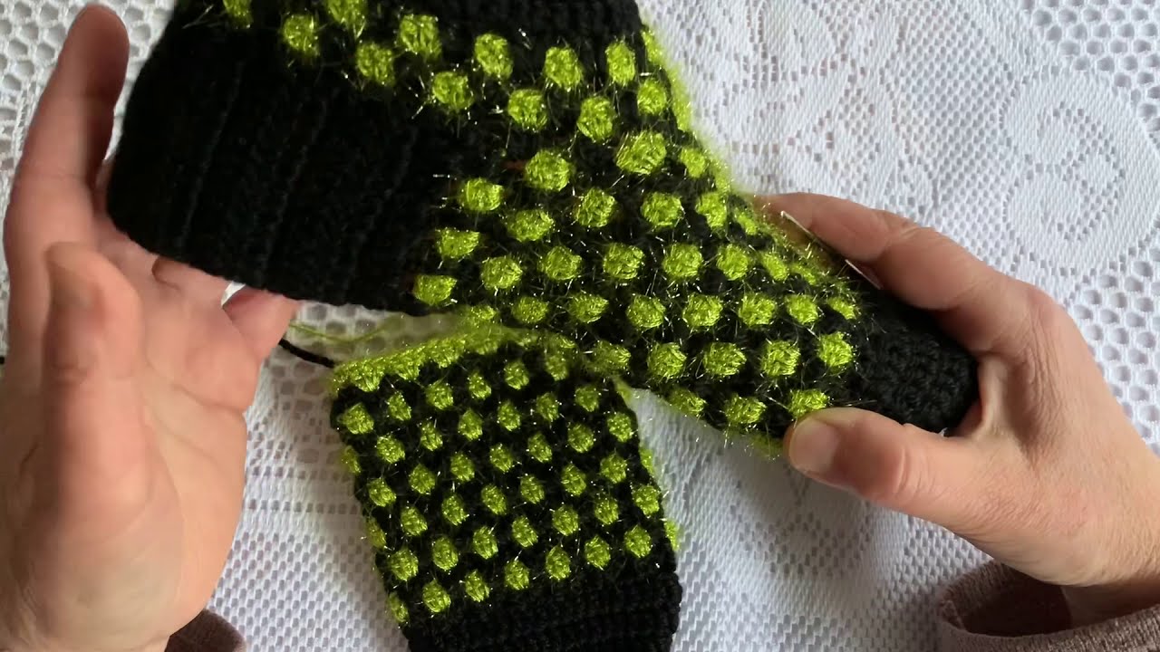 TIĞ İŞİ ÇOK BEĞENECEĞİNİZ / BOT PATİK YAPIMI / ÇEYİZLİK BAYAN PATİĞİ!!!