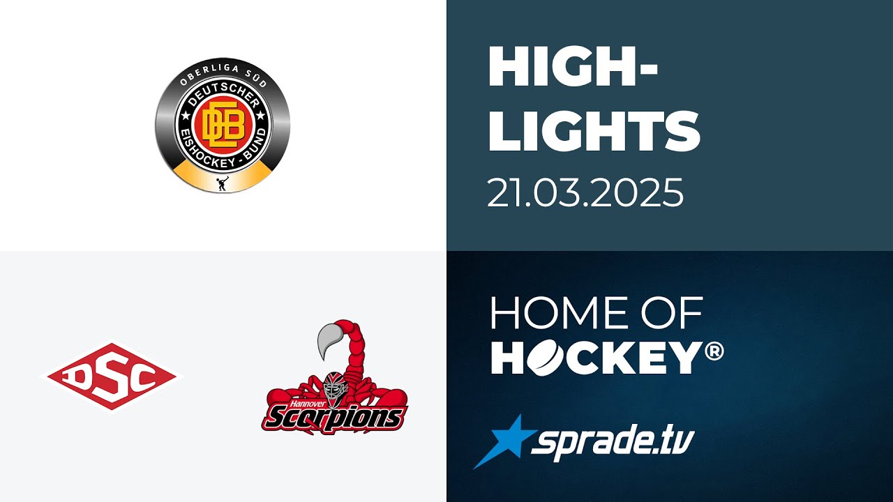 21.03.2025 - Highlights - Deggendorfer SC vs. Hannover Scorpions