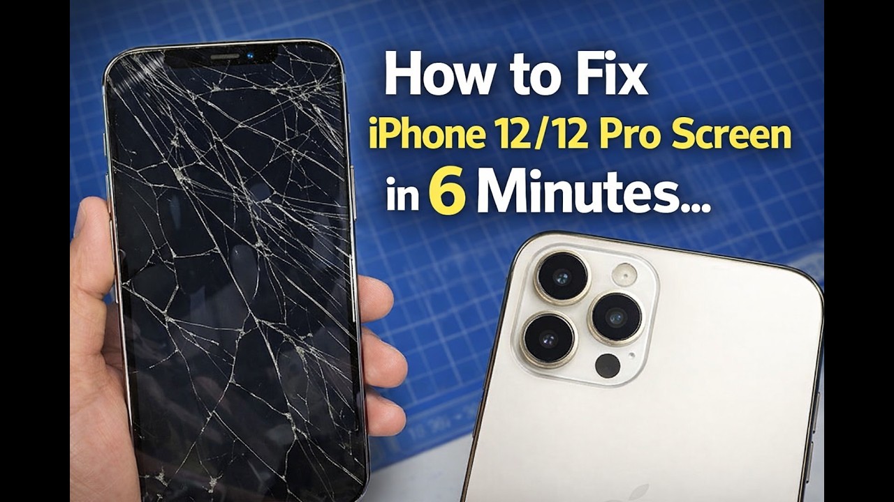 How to Fix iPhone 12/ 12 Pro Screen in 6 Minutes....