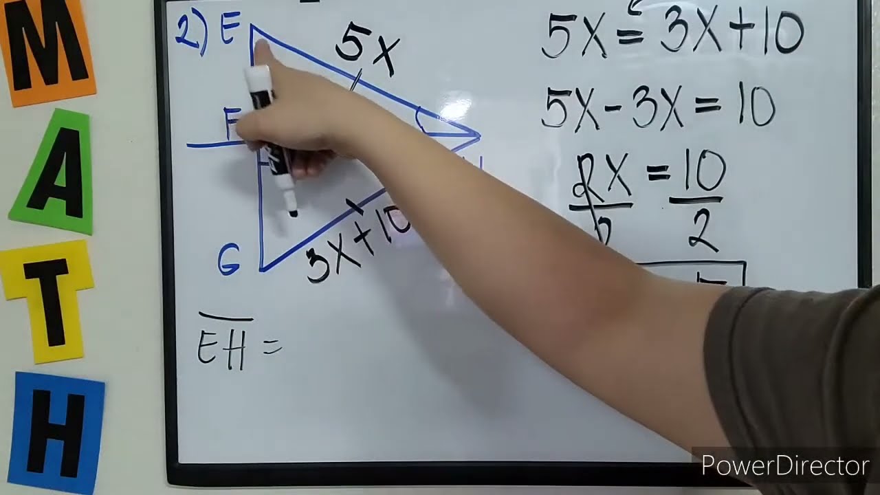 TAGALOG: Application of Triangle Congruence #TeacherA #MathinTagalog