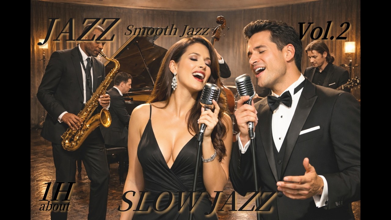 Slow Smooth Jazz Vocals Vol.2 – Relaxing Piano & Sax Duets for Study, Night & Calm Time