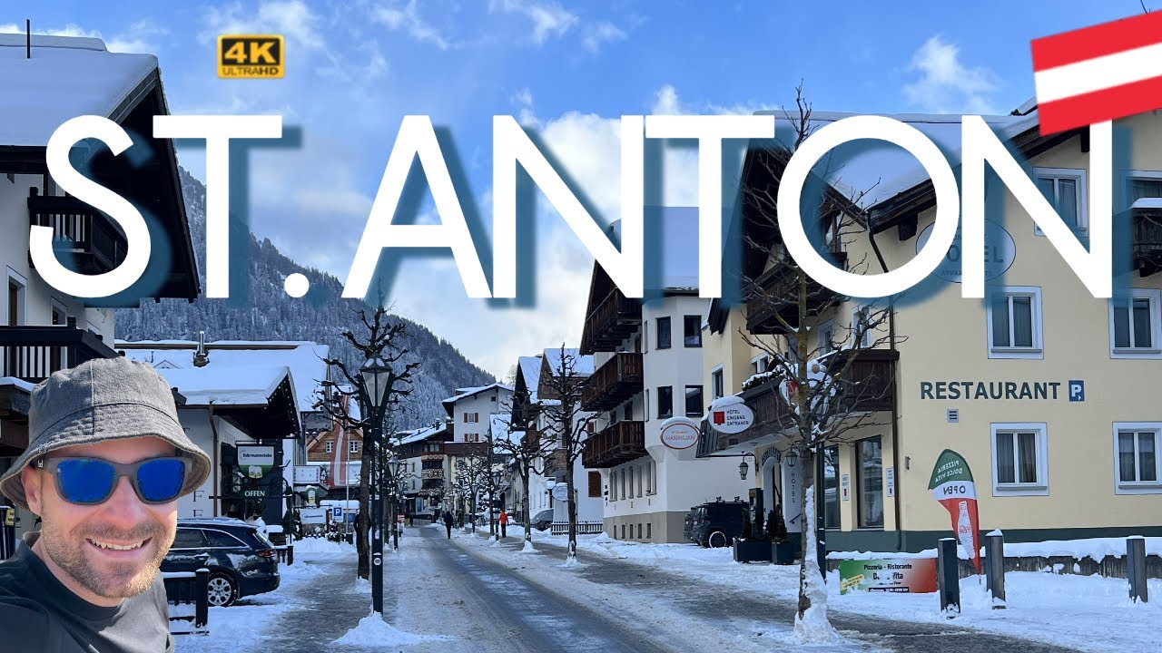 ST. ANTON am Arlberg 🇦🇹 | World-Famous Ski Resort Walking Tour (4K) AUSTRIA Walk Tour ☀️❄️