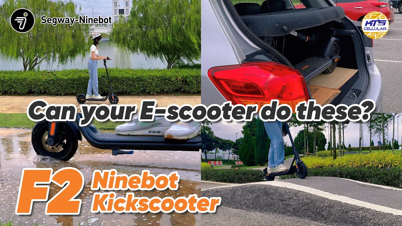 Walk & Sweat? Nah, try out the Segway Ninebot F2! Segway-Ninebot Malaysia