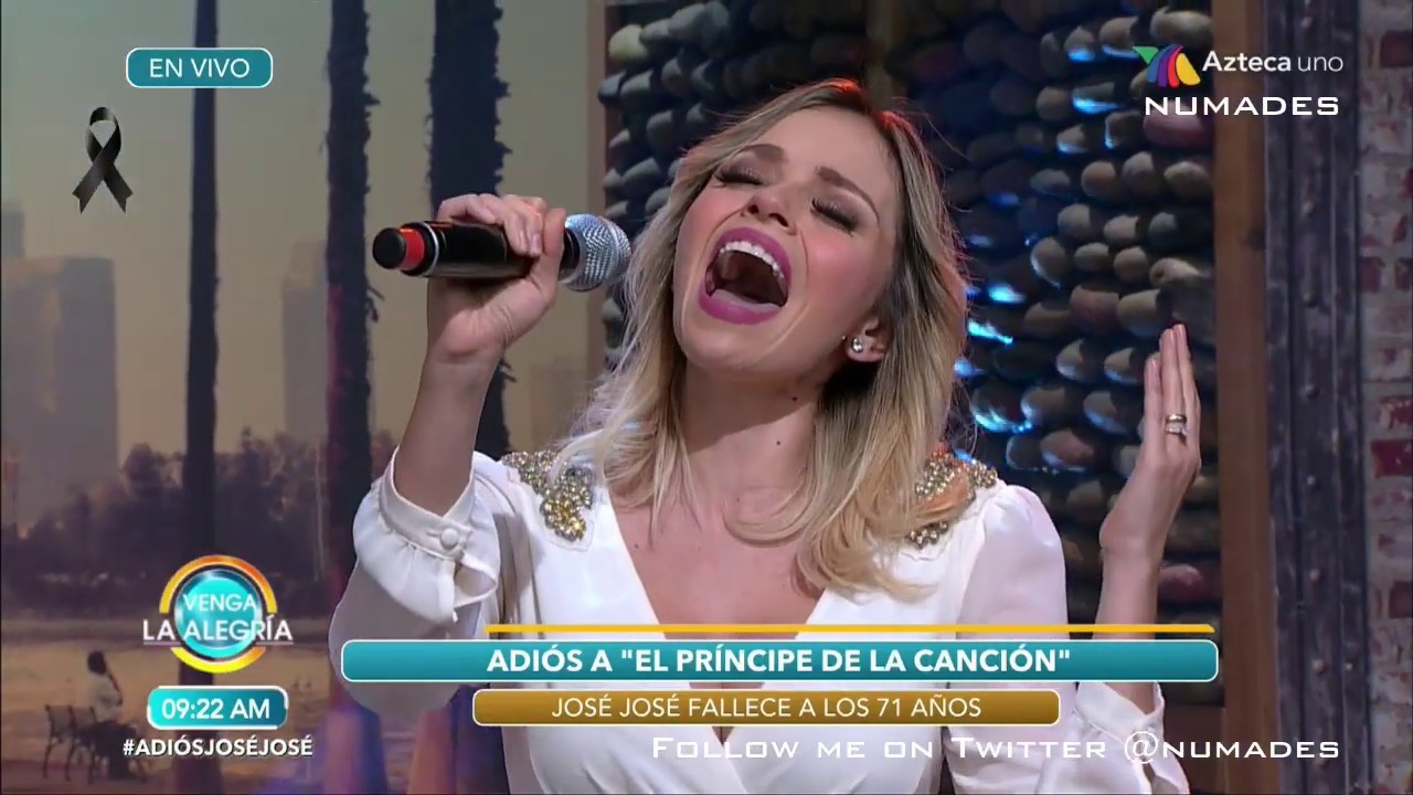 maria fernanda, andrea y abyadee - popurri jose jose / adios jose jose / 29 sept 2019