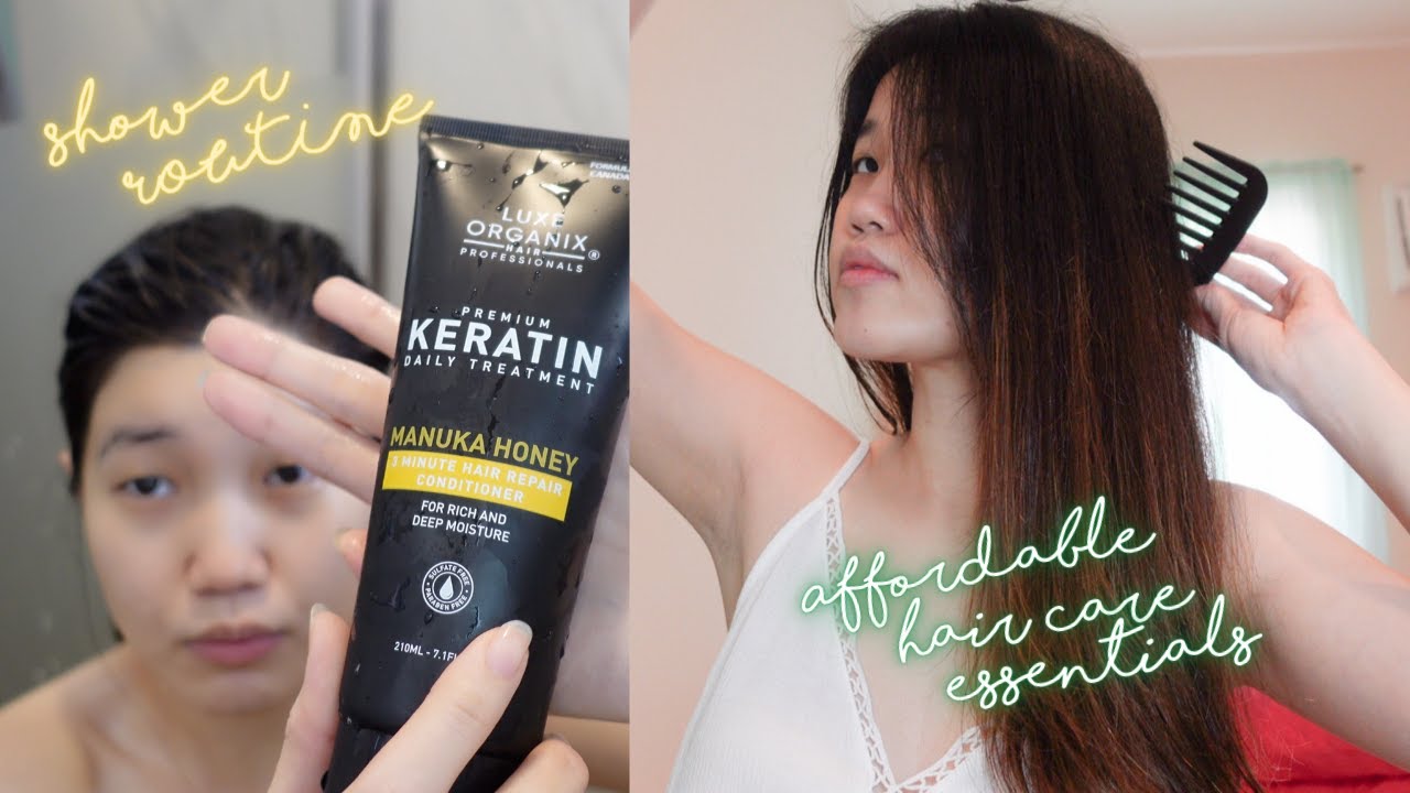 VLOGMAS 2: Shower Routine & Affordable Healthy Hair Care Essentials ✨ | Diane Diaz