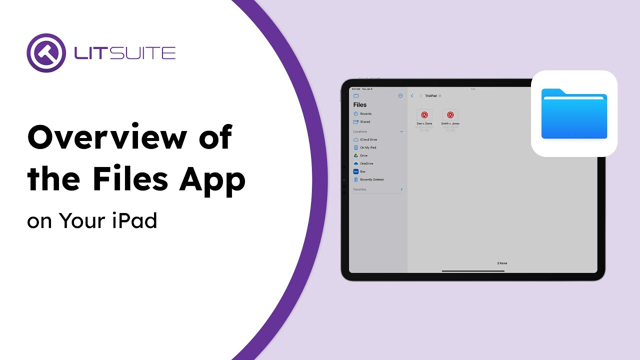 Overview of the Files App