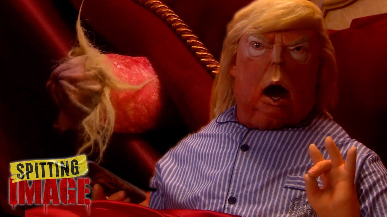 Trump&rsquo;s Arsehole Tweets From Bed | Spitting Image