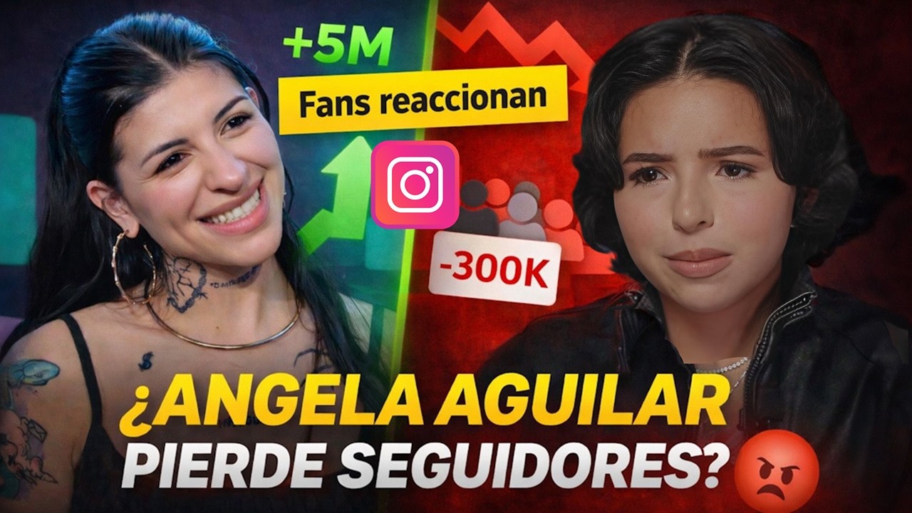Mientras Cazzu suma seguidores cada día… ¿Ángela Aguilar los pierde?