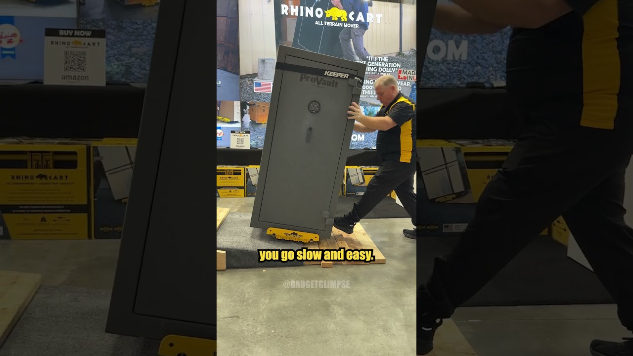 Rhino Cart Moves a Full Gun Safe with Ease