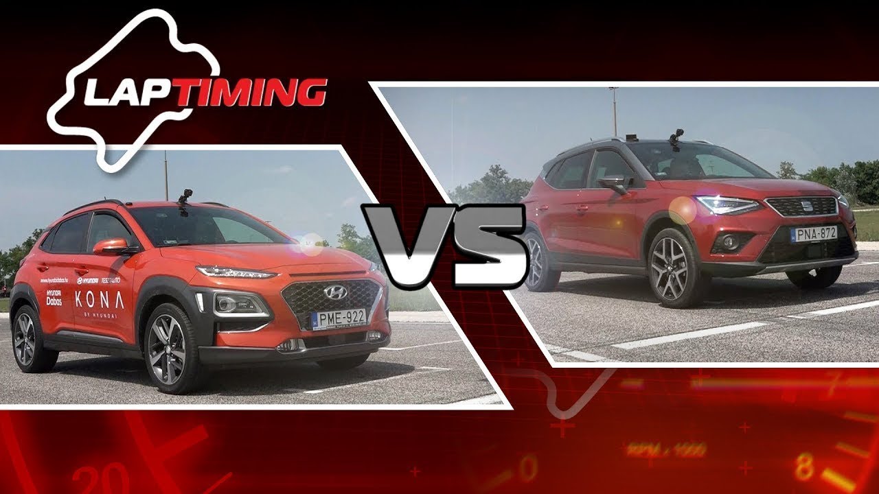 Ez kinek AroKona? Seat Arona 1.0TSI vs. Hyundai Kona 1.6T GDI (LapTiming ep. 33)