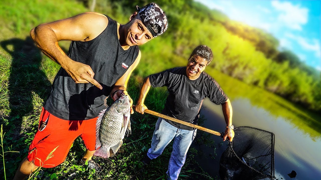 COLOQUEI $2000 DE PEIXES NO NOSSO SITIO