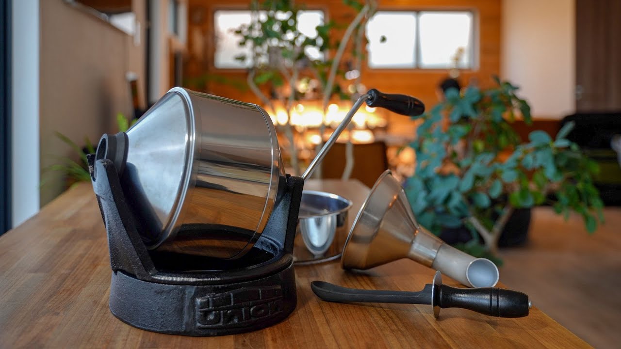 Introduction of manual roasting machine contents｜Union Sample Roaster made in Japan