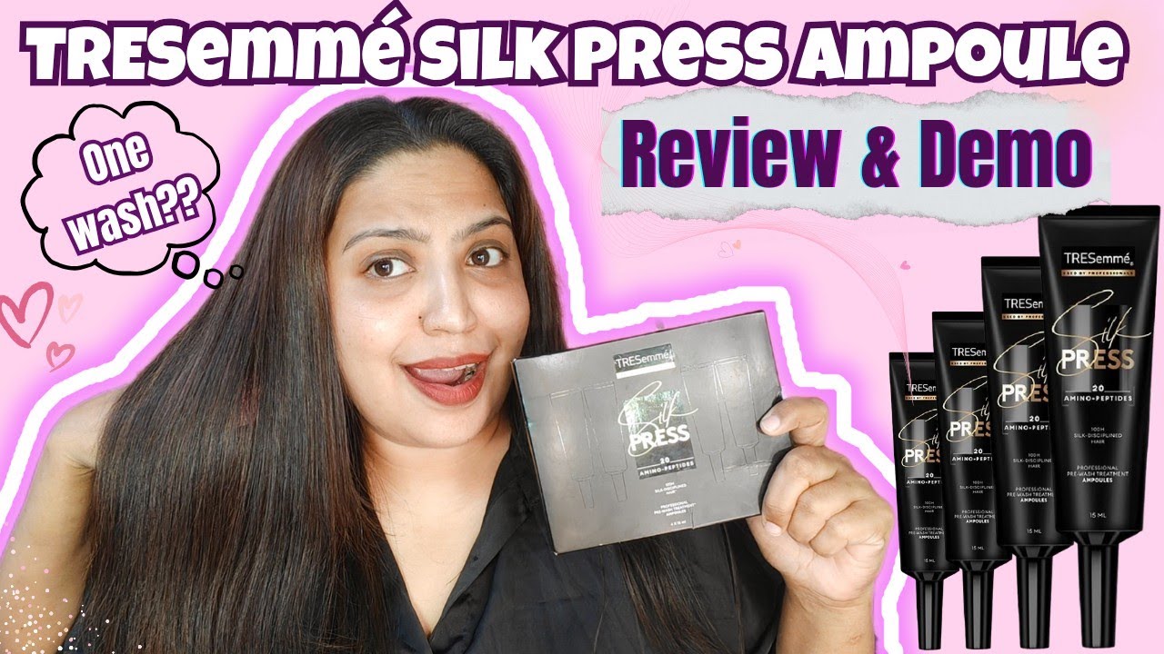 TRESemmé Silk Press Ampoule || Honest and Brutal Review || Does it work??