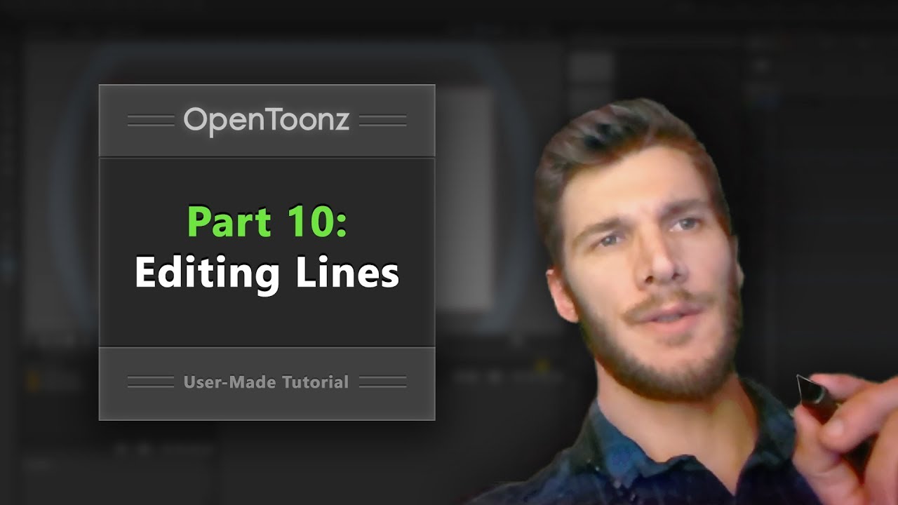 OpenToonz Tutorial 10: Editing Lines