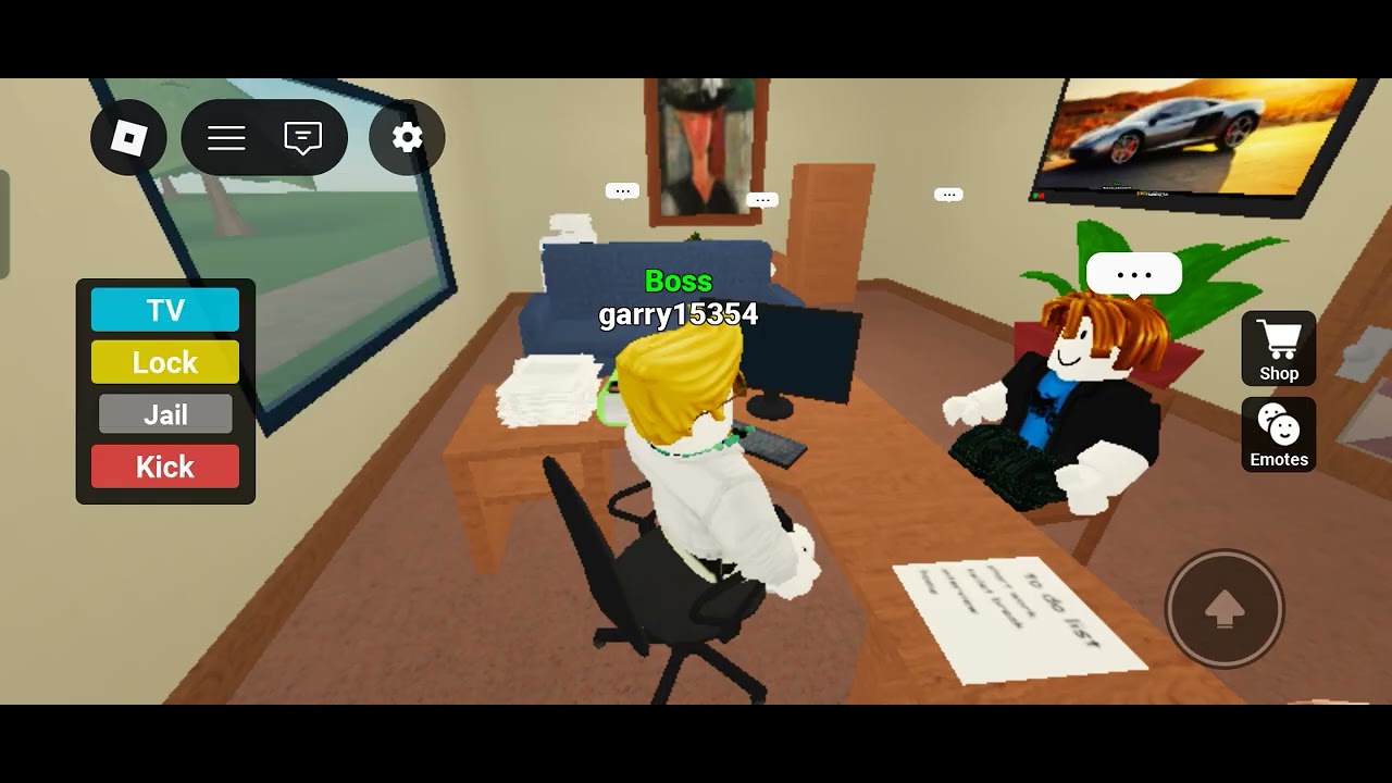 I became the boss in the interview game😱.          In Roblox 