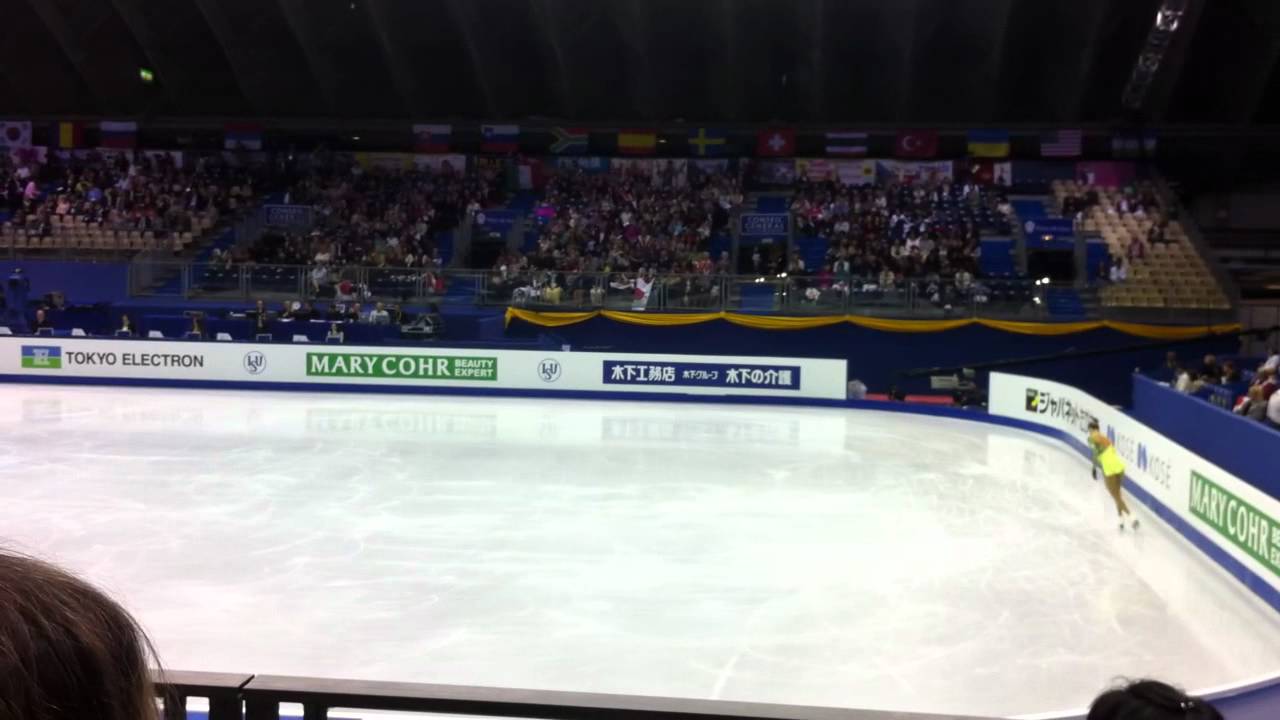 2012 World Figure Skating Championships Ladies SP 6-minute warm-up 2