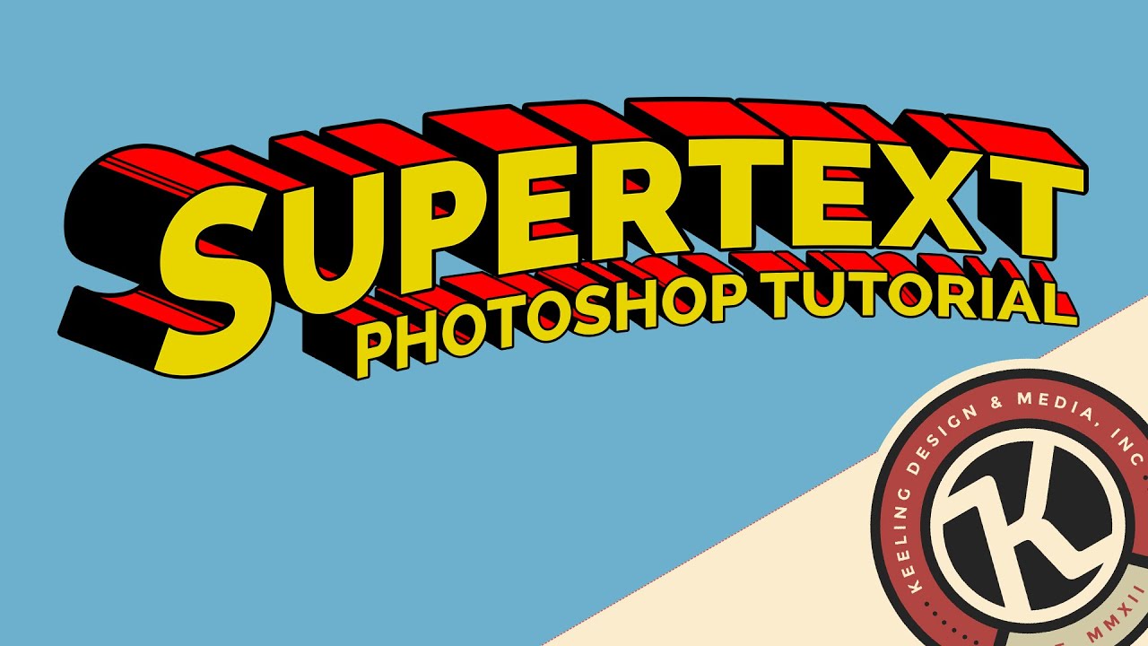 Photoshop Tutorial: Supertext