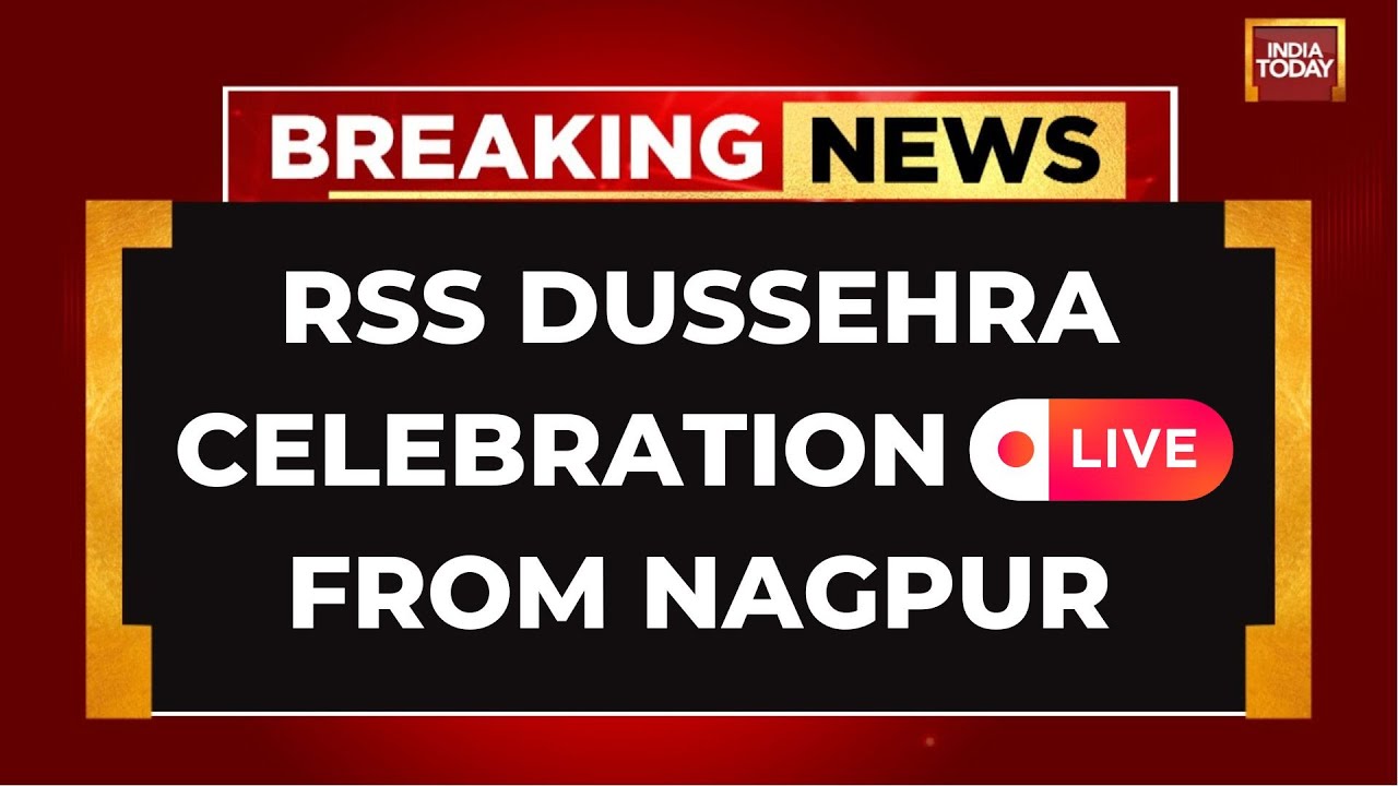 Dussehra Celebration LIVE: RSS Dussehra Celebration | Mohan Bhagwat | Vijayadashami Celebrations