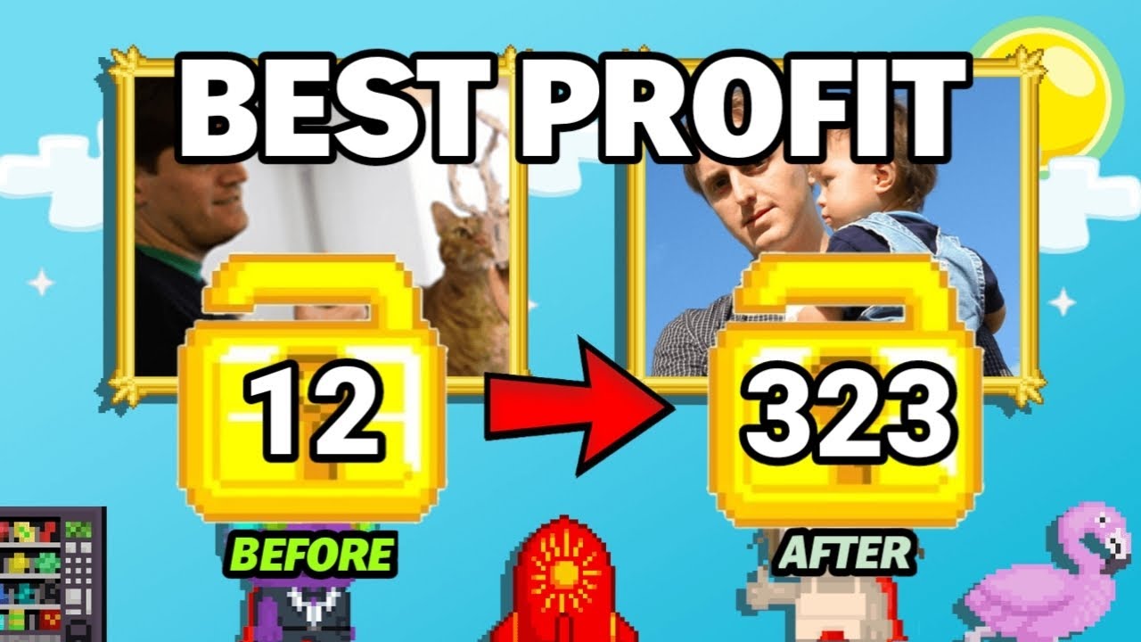 Best Profit Method To Profit in Growtopia (LAZY PROFIT) | Growtopia Profit | Growtopia