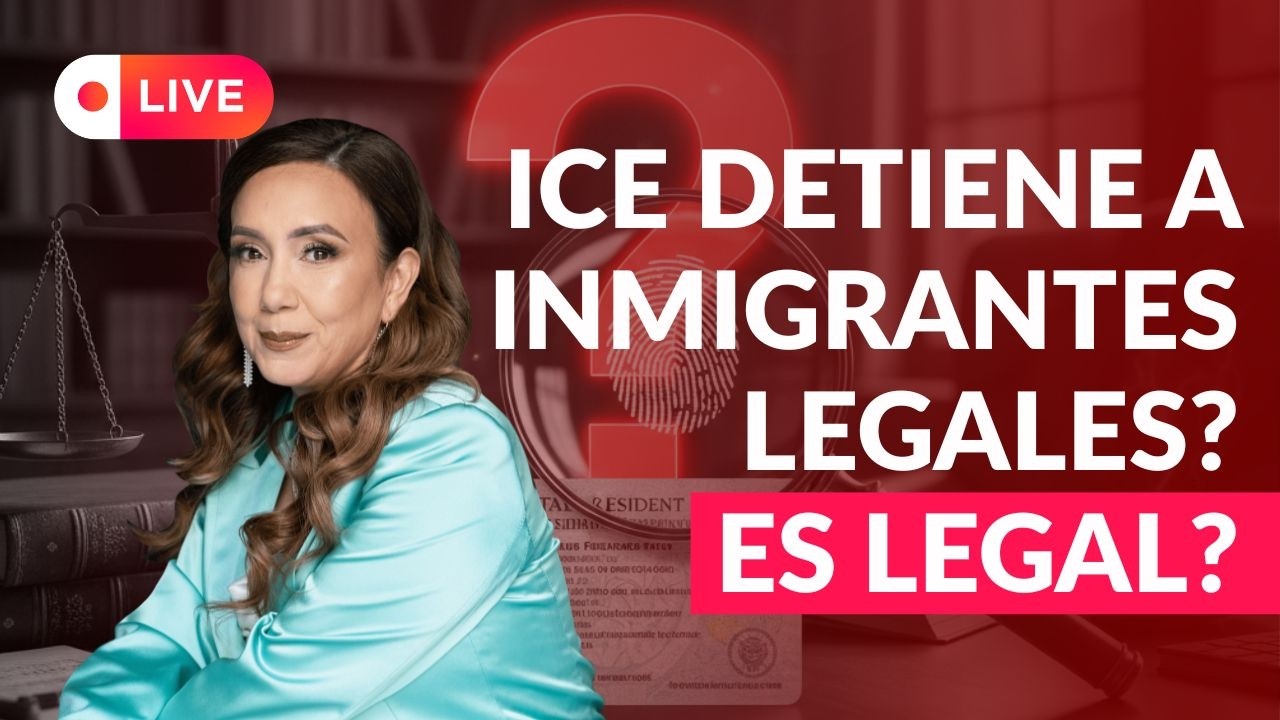 ICE busca detener immigrantes legales en Estados Unidos.... Se puede hacer eso?