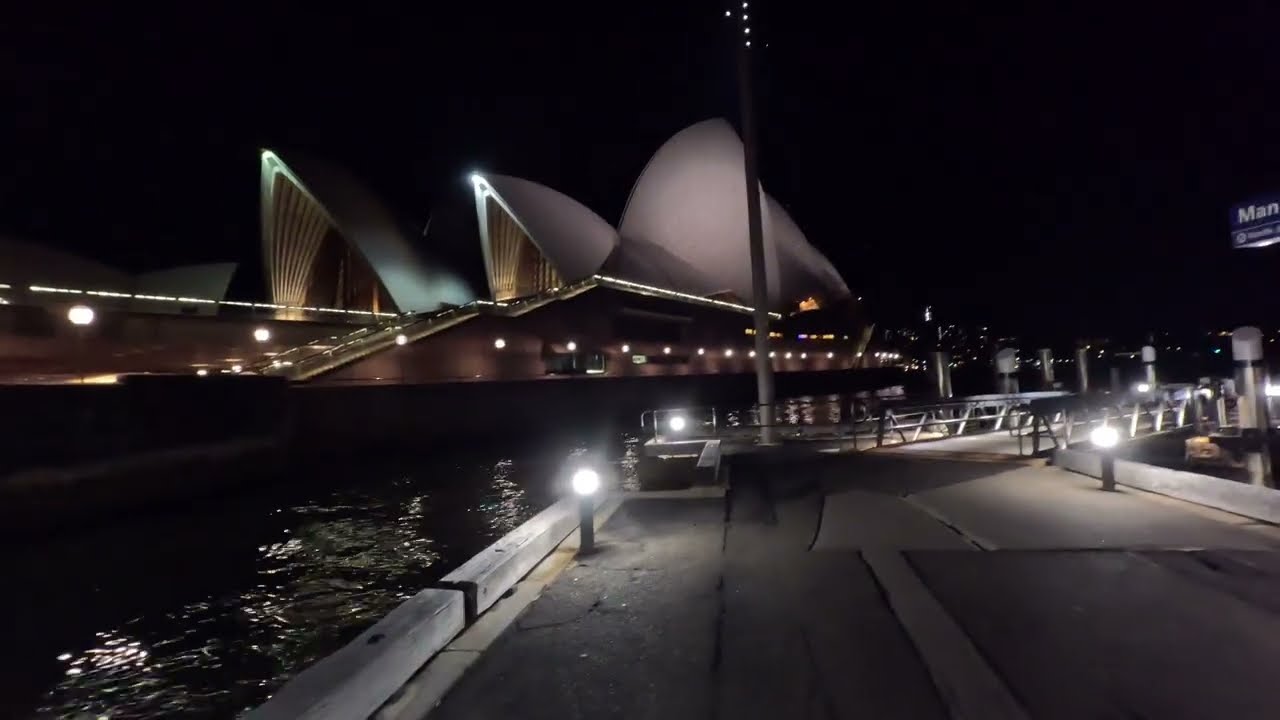 Sydney Night-Walk, Opera House & Pitt Street | Australia