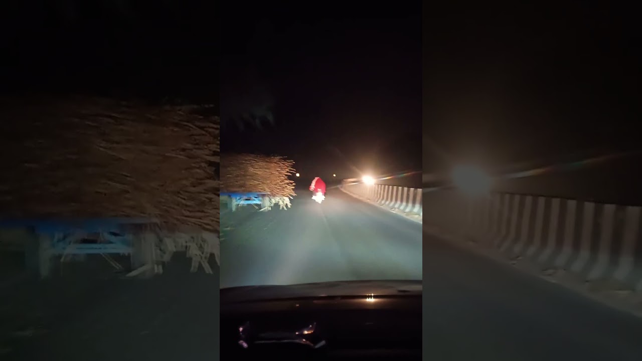 Переключайтесь на ближний свет ночью #авто #путешествие #поездка #трафик #авария #ночь #ночнаяпое...