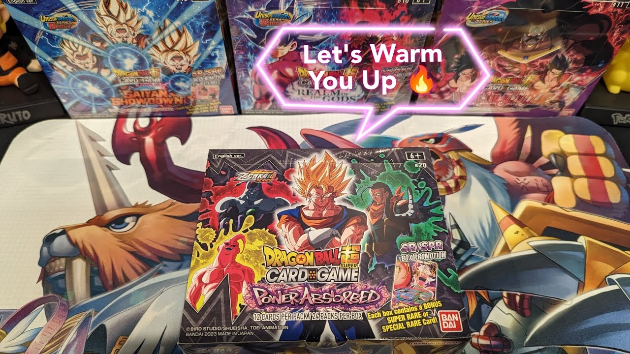 Dragon Ball Super TCG: Opening a Power Absorbed Booster Box! This Box Had Some 🔥 Arts 🥭🤯