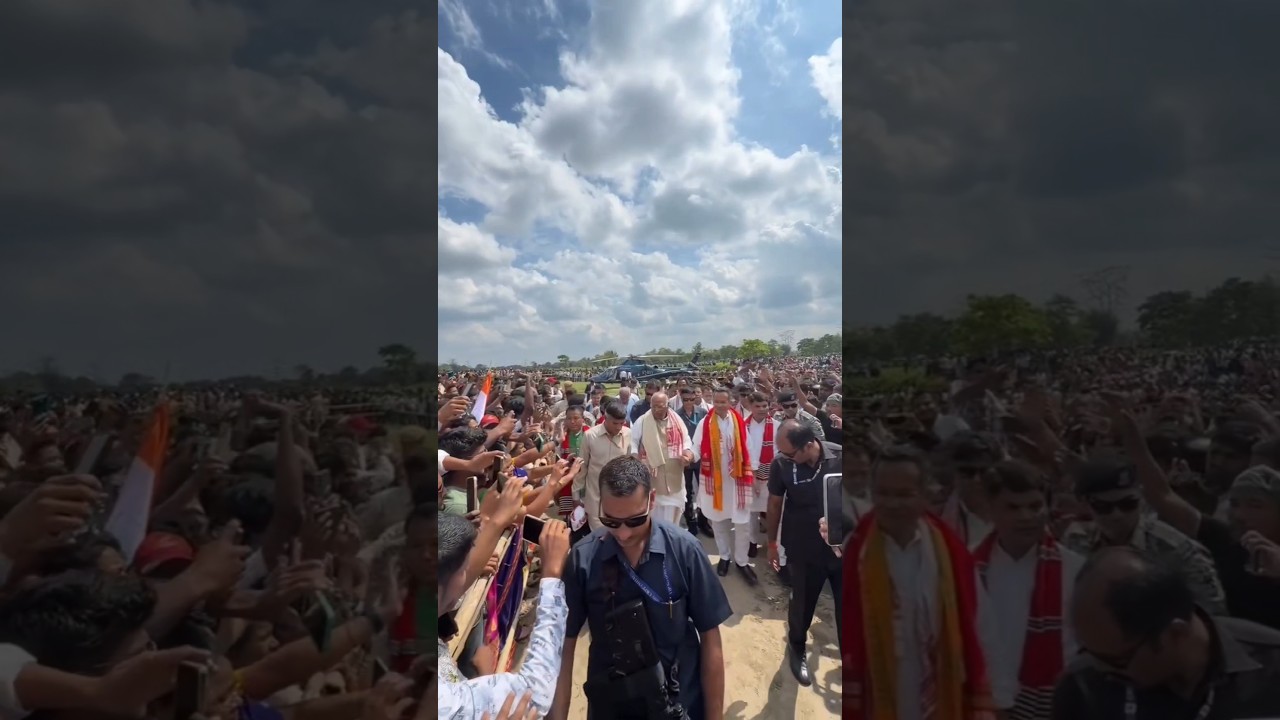 Assam Election 2026 : : कांग्रेस की रैली में उमड़ रहा जनसैलाब ||#viralvideo #shortvideo #rahulgandhi