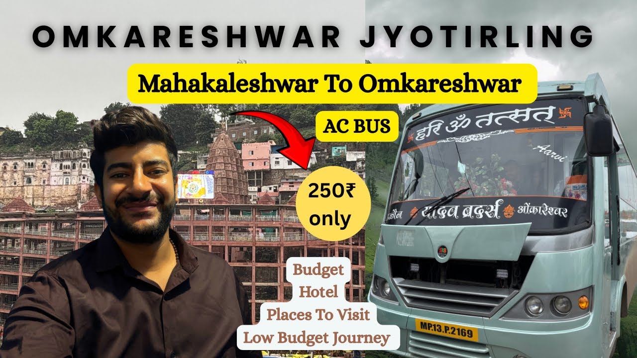 Omkareshwar Jyotirling 🕉️🔱|| Ujjain To Omkareshwar By Bus || Omkareshwar Jyotirling Yatra 2025 ||