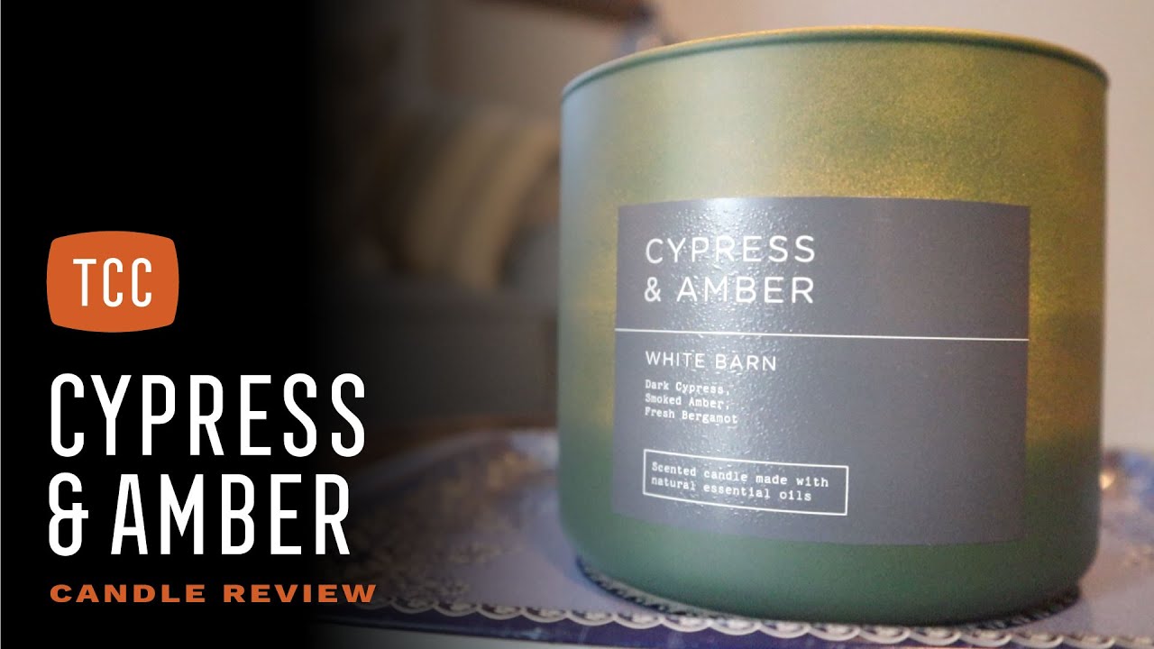 Cypress & Amber Candle Review – Bath & Body Works