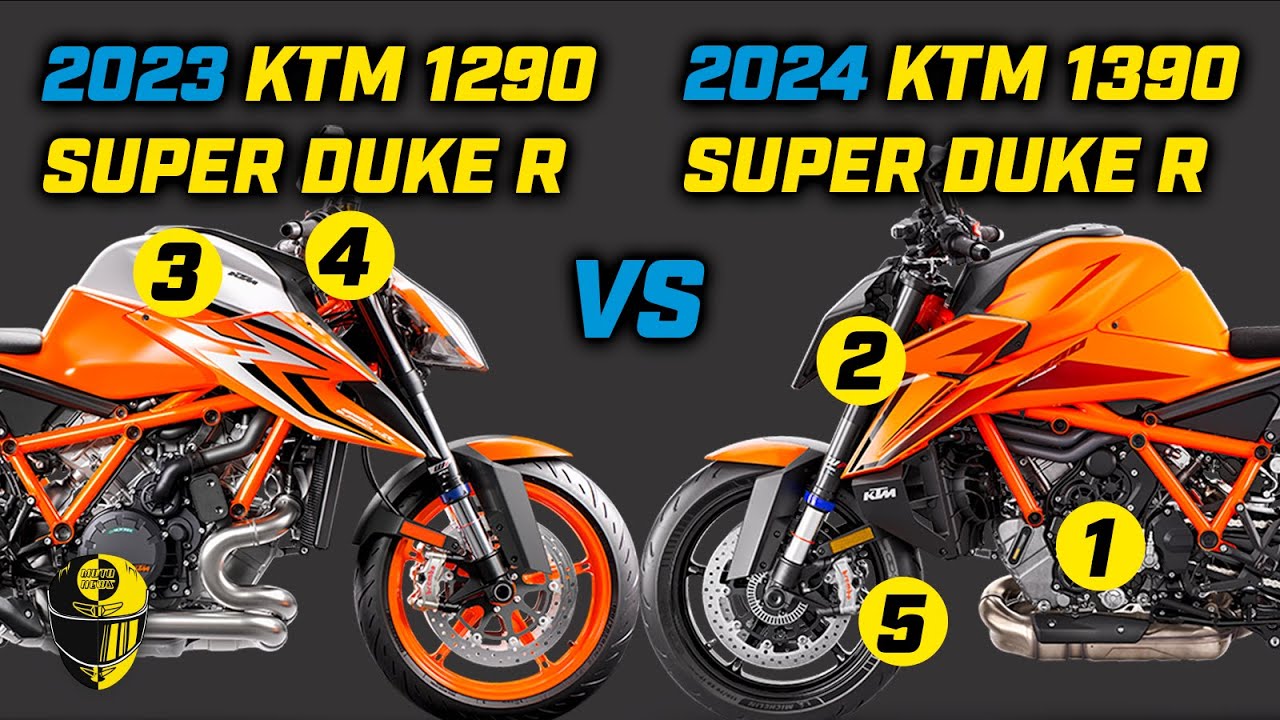 KTM 1390 SUPER DUKE R EVO 2024 vs KTM 1290 SUPER DUKE R EVO 2023 | What has changed?🚀