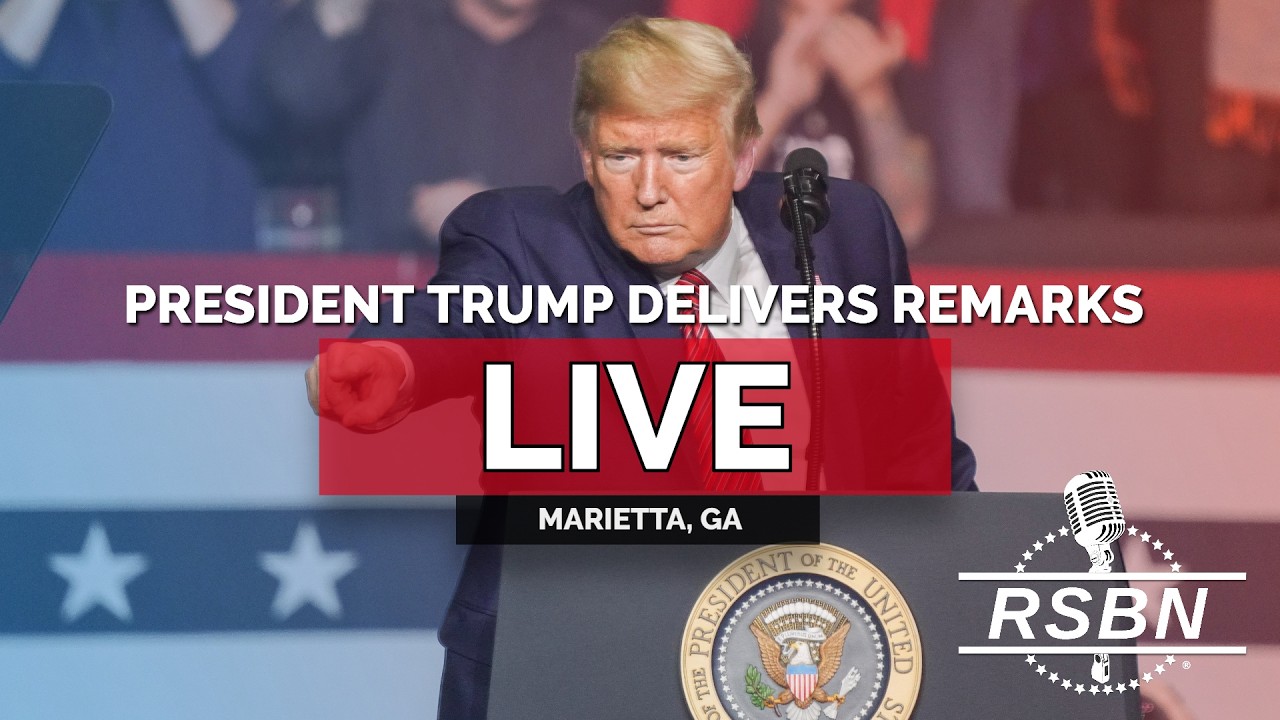 LIVE: President Trump Holds a Rally in Marietta, GA - 07/22/26