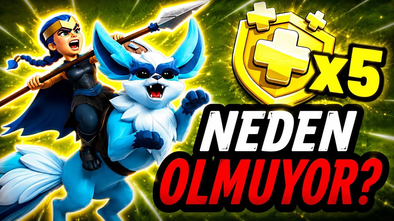 NEDEN ŞAMPİYON YÜRÜMÜYOR? x5 ALTIN BİLET 🔥 CLASH OF CLANS