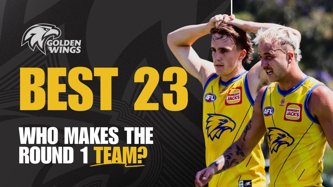 West Coast Eagles Best 23 | First Look 2026