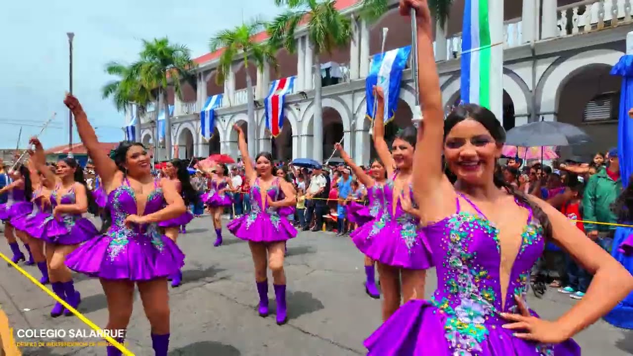 Colegio Salarrue desfile de Independencia Sonsonate 2025
